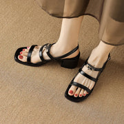chic summer gladiator sandals, view 4 - MRSLM