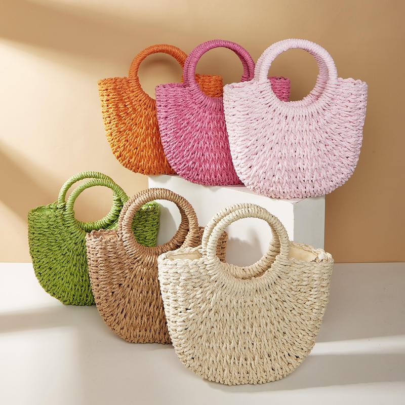 Stylish Straw Crossbody Bag