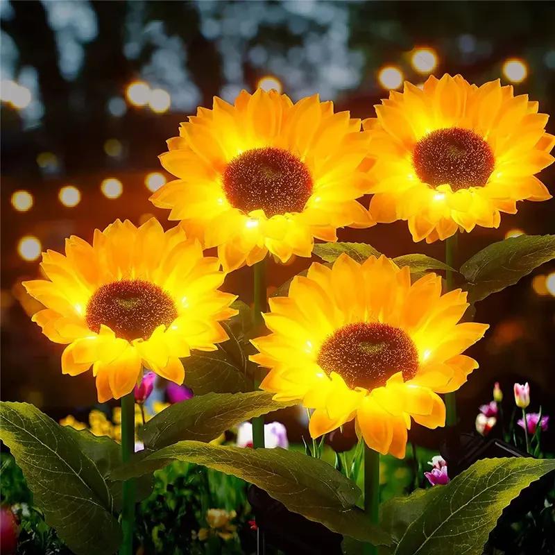 Solar-Sonnenblumenlichter