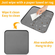 silicone pet feeding mat, view 7 - MRSLM