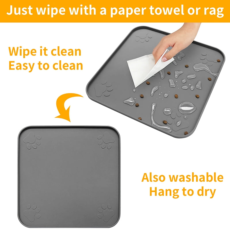 silicone pet feeding mat, view 7 - MRSLM