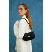square cowhide texture shoulder bag, view 12 - MRSLM