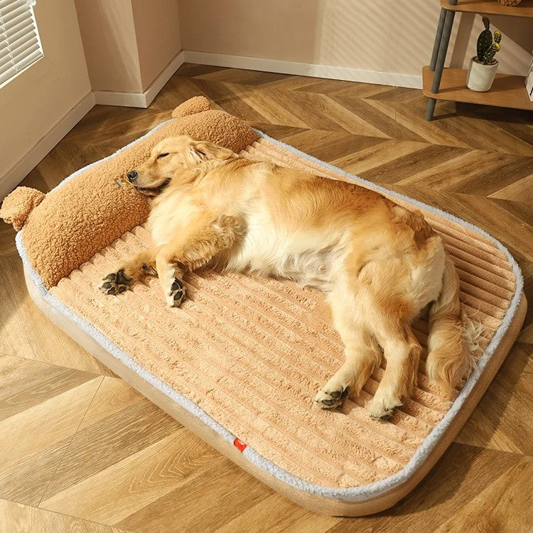 Cama/sofá macio e quentinho para animais de estimação, ideal para cães e gatos de pequeno e médio porte, no inverno.