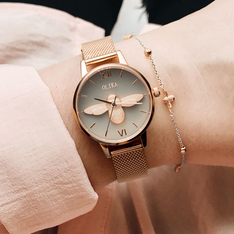 lady bee quartz watch, view 4 - MRSLM
