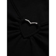 V-neck hollow-out T-shirt, view 8 - MRSLM