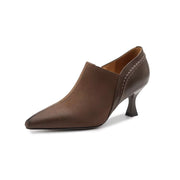 leather high heels, view 2 - MRSLM
