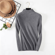 women's half-neck sweater, view 2 - MRSLM