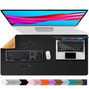 double-sided cork PU leather desk mat - MRSLM