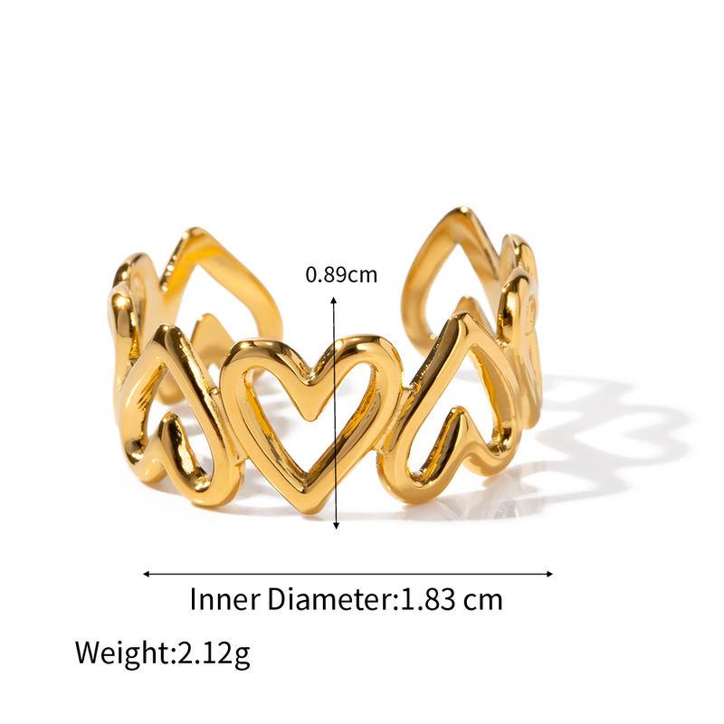 adjustable heart open ring, view 8 - MRSLM