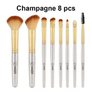 8-piece makeup brush set, view 5 - MRSLM