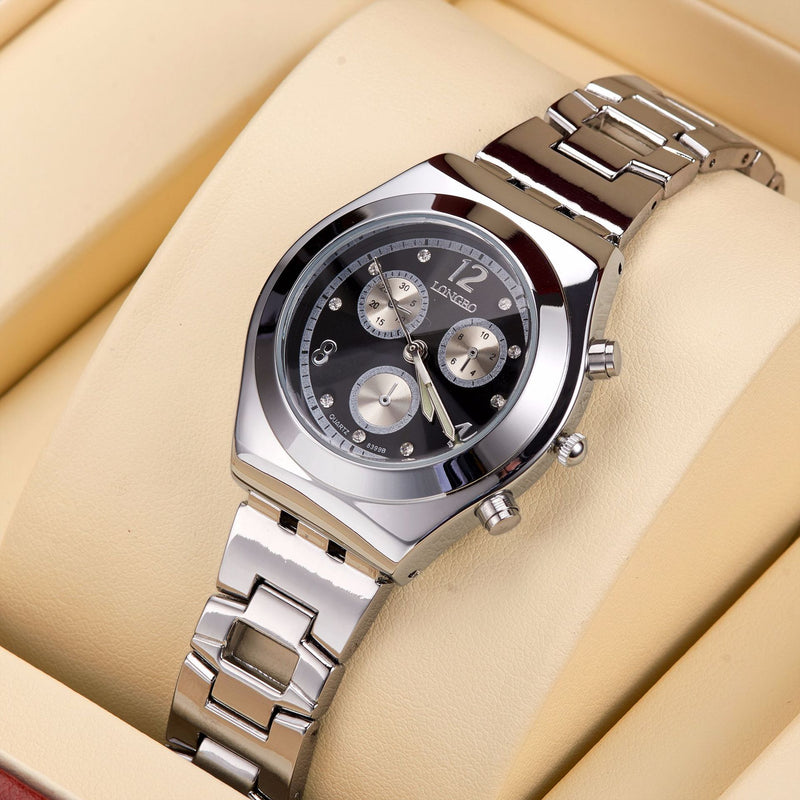 rhinestone luminous quartz watch, view 8 - MRSLM