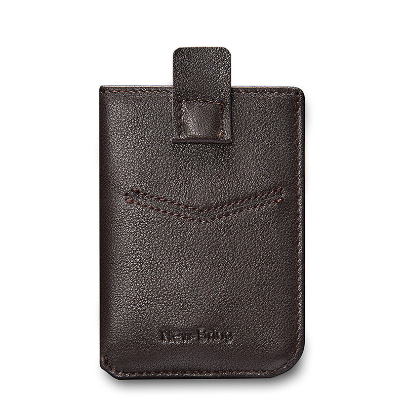 Leather card holder wallet, view 9 - MRSLM