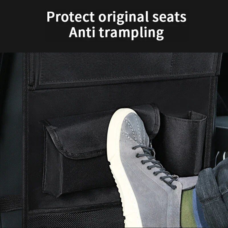 Universal Car Seat Organizer with Tray & Tablet Holder