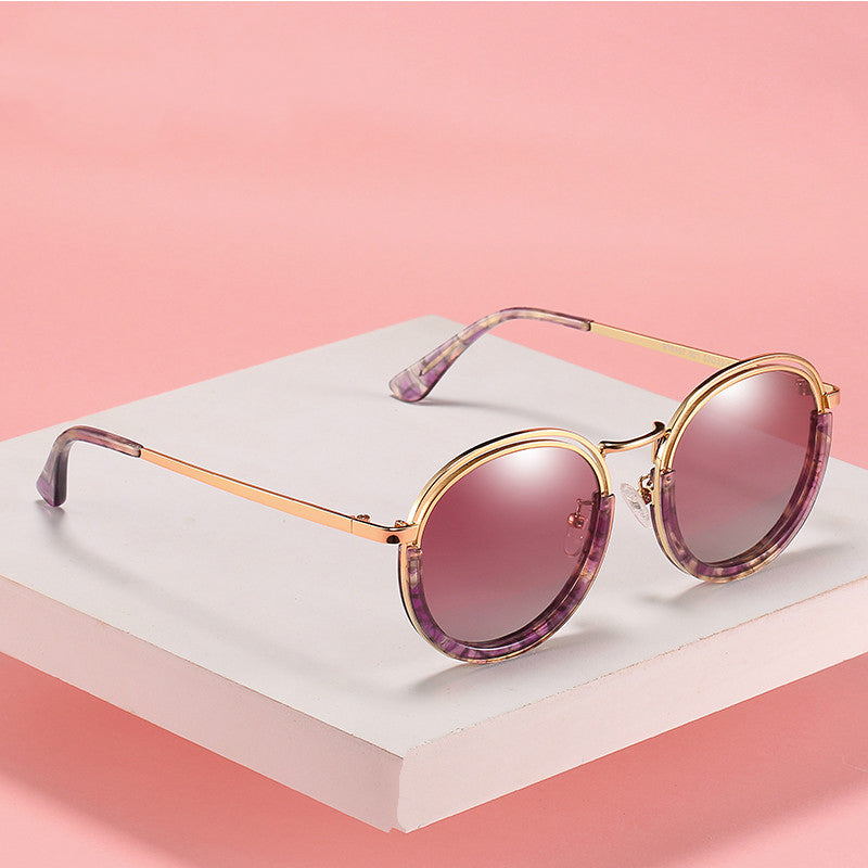 vintage round polarized sunglasses, view 6 - MRSLM