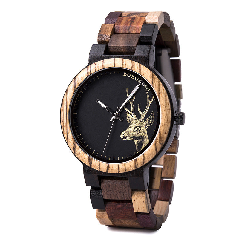 Retro-Uhr aus Holz für Studentenpaare