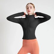 women's quick-dry yoga jacket, view 5 - MRSLM