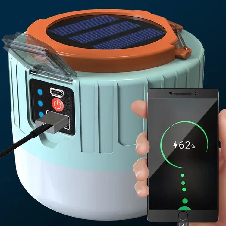 solar camping lantern with power bank - MRSLM