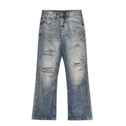 men's ripped blue jeans, view 2 - MRSLM