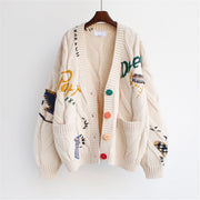 women's cardigan sweater, view 5 - MRSLM