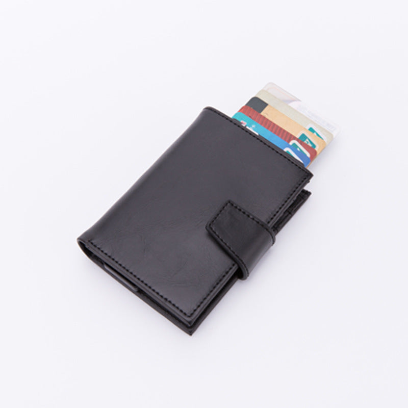 RFID blocking aluminum wallet, view 7 - MRSLM
