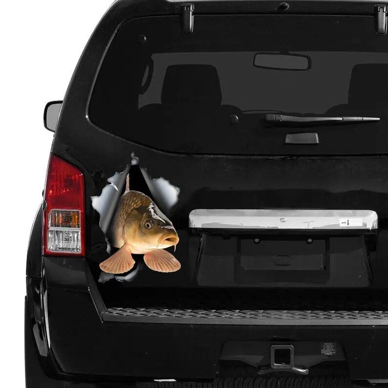 Durable Waterproof Carp Decal