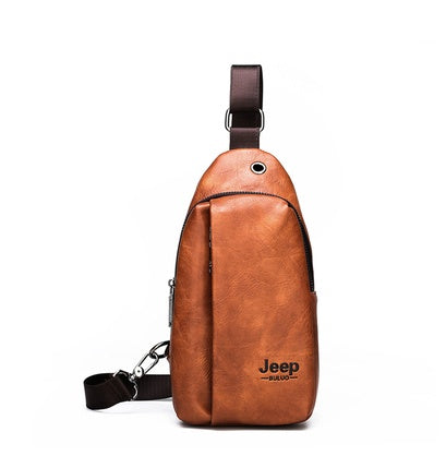 Sportliche Handytasche aus Leder