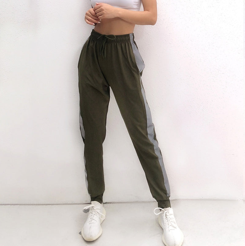 Side Reflective Stripe Sweatpants