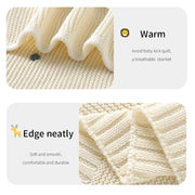 soft cotton knit baby blanket, view 8 - MRSLM