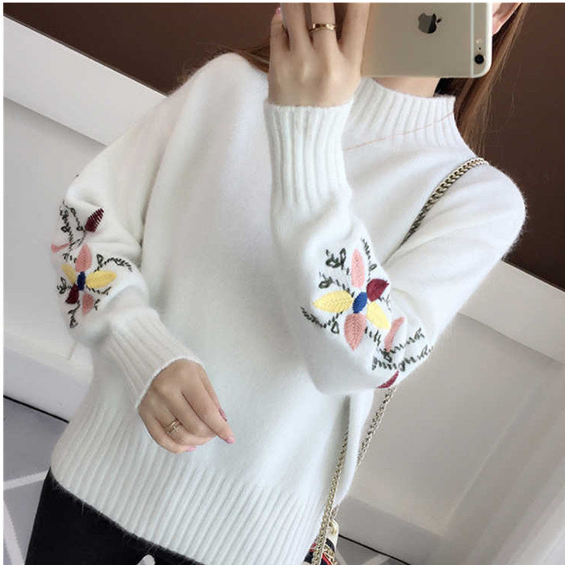 half turtleneck sweater women, view 2 - MRSLM