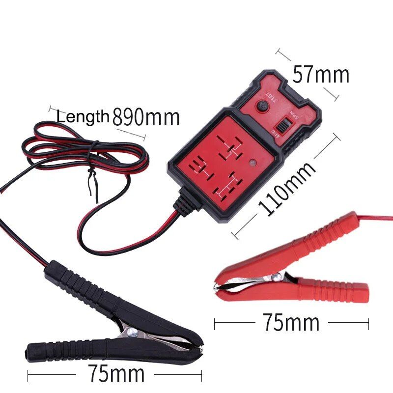 12V automotive relay tester, view 4 - MRSLM