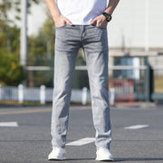 Men's summer thin straight jeans, view 6 - MRSLM
