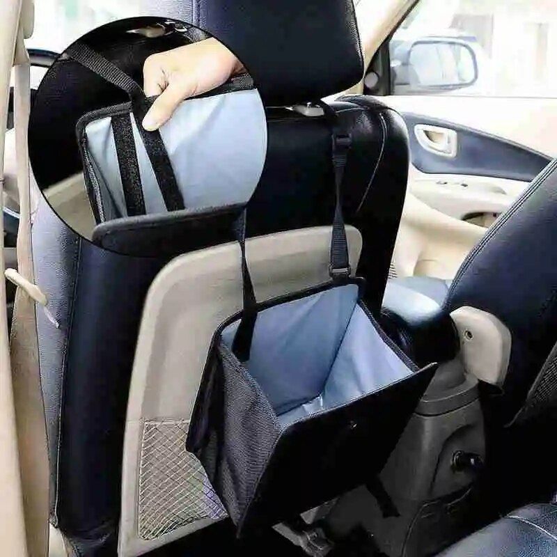 waterproof car trash organizer, view 4 - MRSLM