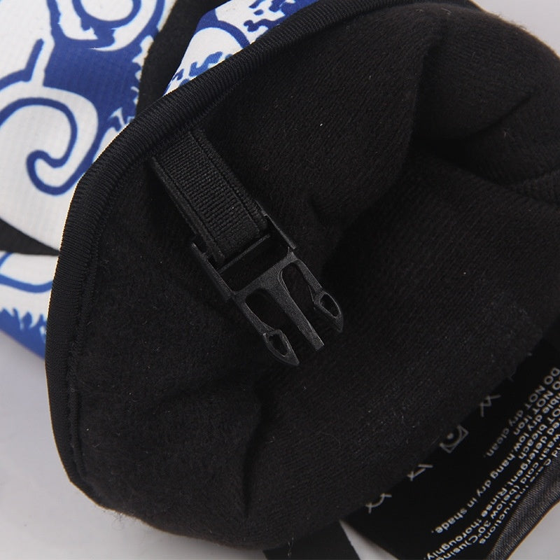 Ski Gloves Outdoor Three-finger Warm Gloves