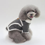 Warm winter dog jacket with fleece collar, view 5 - MRSLM