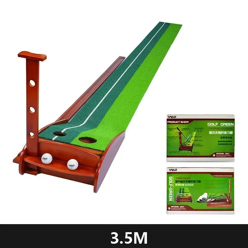 indoor golf putting mat, view 2 - MRSLM