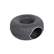 plush cat and dog bed house, view 4 - MRSLM