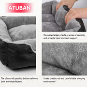 washable dog bed for large dogs, view 5 - MRSLM