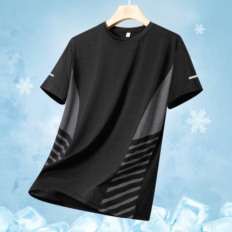 men's ice silk running t-shirt, view 3 - MRSLM