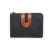 pu leather short wallet, view 2 - MRSLM