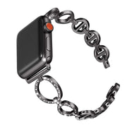 diamond chain steel smartwatch band, view 5 - MRSLM