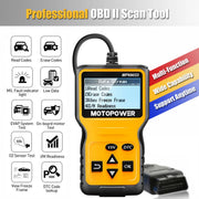 Universal OBD2 scanner, view 2 - MRSLM