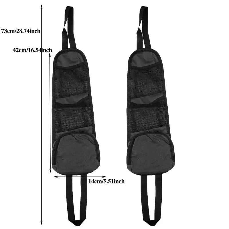 car seat organizer with multi-pocket storage, view 10 - MRSLM