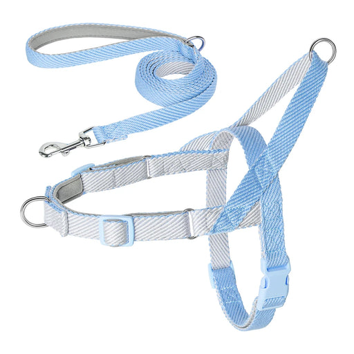 adjustable no-pull dog harness and leash set, view 2 - MRSLM