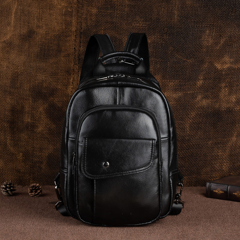 men's cowhide travel bag, view 8 - MRSLM