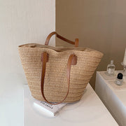bohemian summer straw tote bag - MRSLM