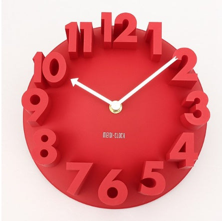 3D Digital Silent Wall Clock