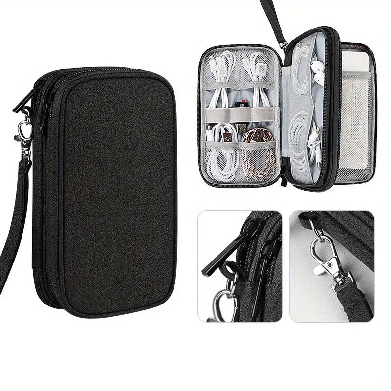 travel organizer for digital accessories, view 5 - MRSLM