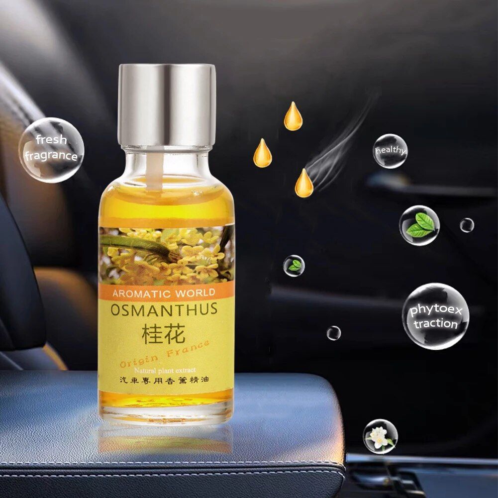 10ml Natural Aromatherapy Car Air Freshener - Essential Oil Vent Fragrance