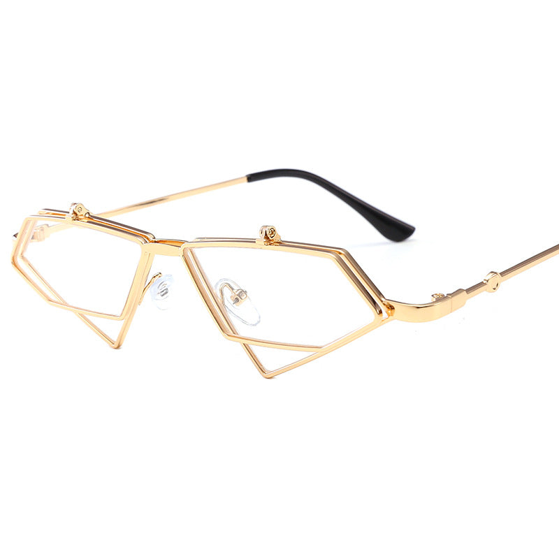 vintage metal sunglasses, view 3 - MRSLM