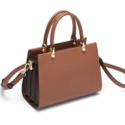 Cowhide leather tote shoulder bag, view 7 - MRSLM